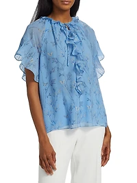 Prism Floral Ruffled Blouse