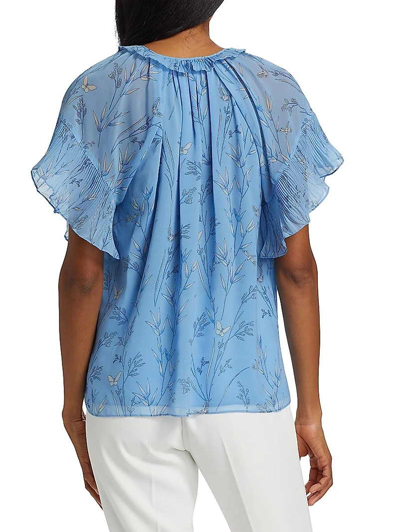 Prism Floral Ruffled Blouse
