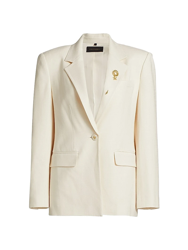 Kent Twill Single-Breasted Jacket