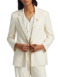 Kent Twill Single-Breasted Jacket