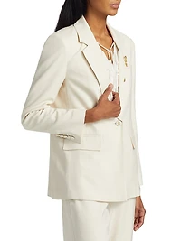 Kent Twill Single-Breasted Jacket