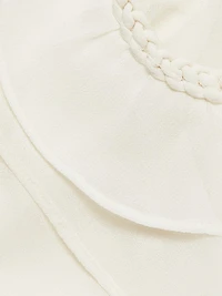 Bali Ruffled Crepe Chiffon Blouse