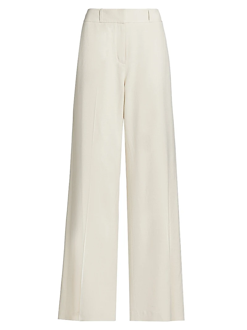 Nydia High-Rise Straight-Leg Pants