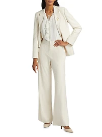 Nydia High-Rise Straight-Leg Pants