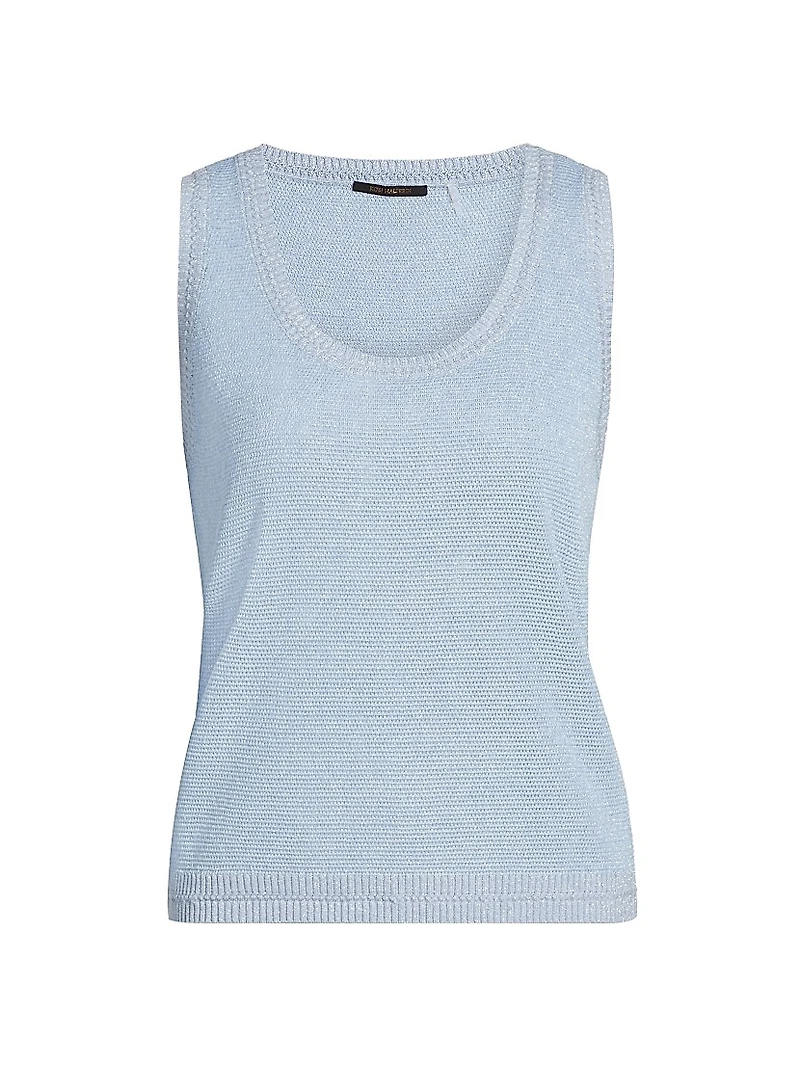 Heid Metallic Knit Tank