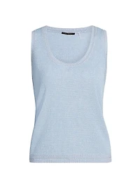 Heid Metallic Knit Tank