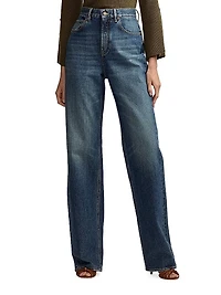 Nova Mid-Rise Straight Jeans
