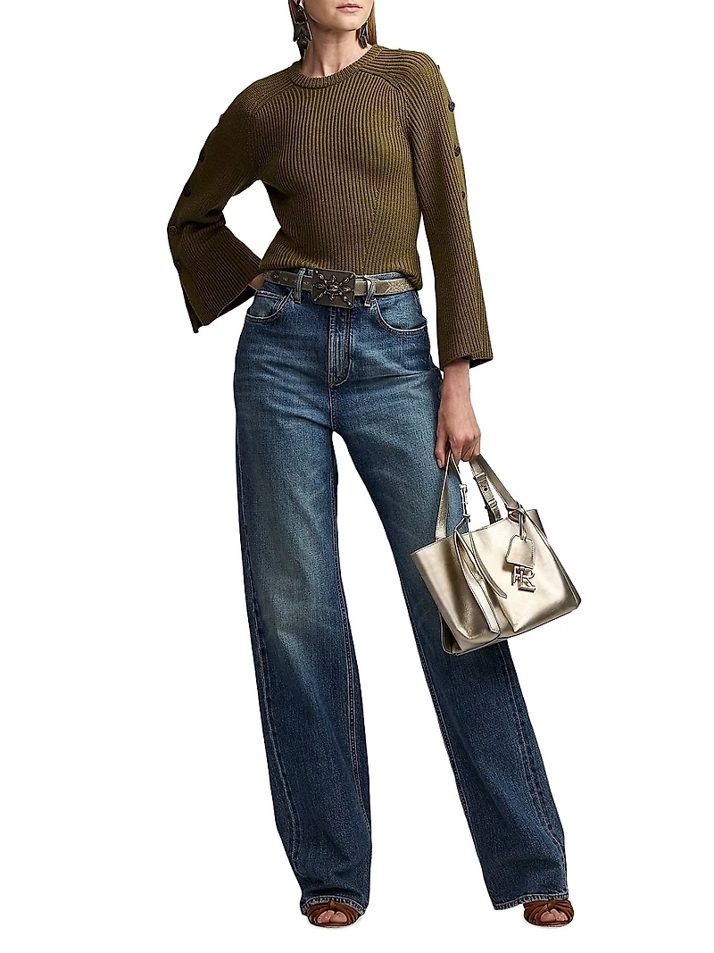 Nova Mid-Rise Straight Jeans