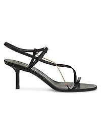 Siam 65MM Chain-Detailed Leather Sandals