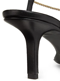 Siam 65MM Chain-Detailed Leather Sandals
