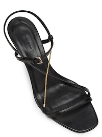Siam 65MM Chain-Detailed Leather Sandals