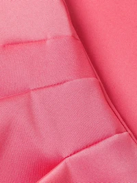 Ruched Stretch Mikado Midi-Dress