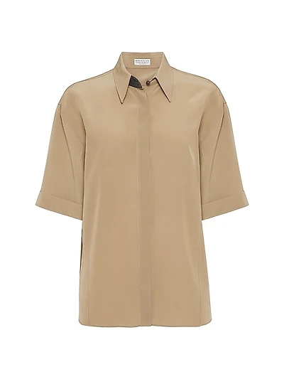 Silk Crepe De Chine Shirt