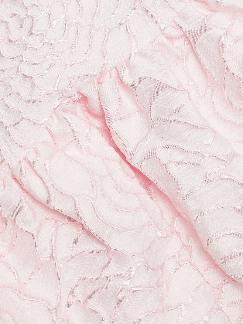 Deanna Jacquard Halter Minidress