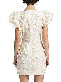 Scarlett Butterfly Appliqué Minidress