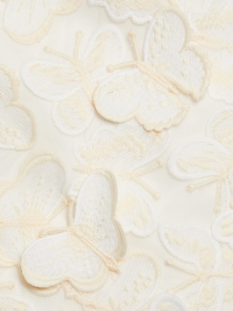Scarlett Butterfly Appliqué Minidress