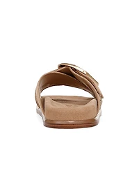 Darla Suede Crisscross Slide Sandals