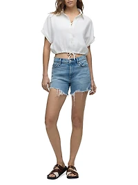 Devon Boyfriend High-Rise Denim Shorts