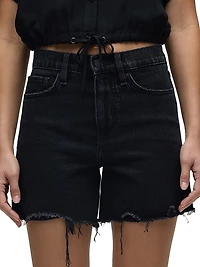 Devon High-Rise Boyfriend Denim Shorts