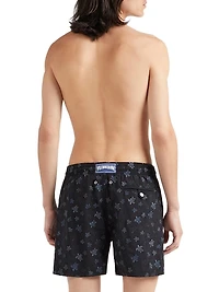 Embroidered Ronde des Tortues Swim Trunks