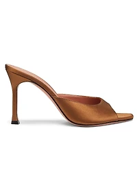 Amina Muaddi Leather Sandals