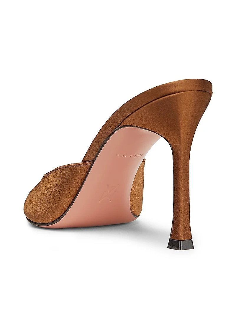 Amina Muaddi Leather Sandals