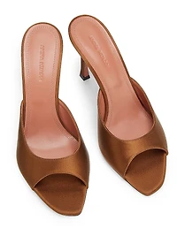 Amina Muaddi Leather Sandals