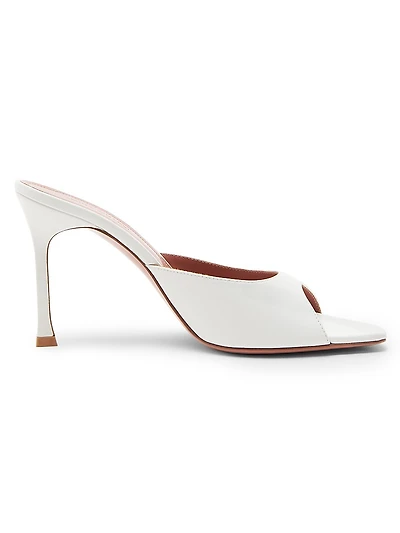 Alexa 95MM Leather Mules