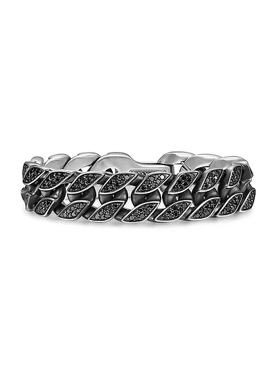 Curb Chain Bracelet Sterling Silver