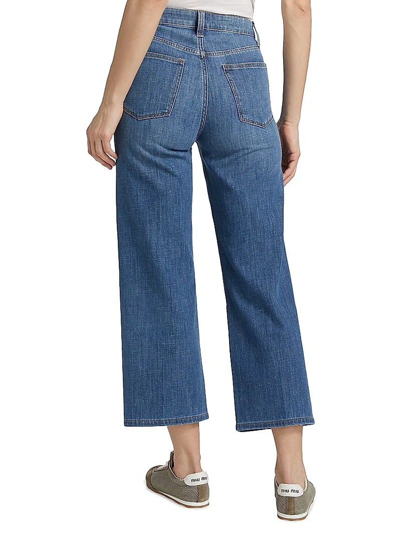 The Blake Cropped Wide-Leg Jeans