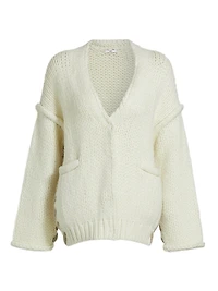Lofty Wool Whipstitch Cardigan