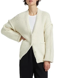Lofty Wool Whipstitch Cardigan
