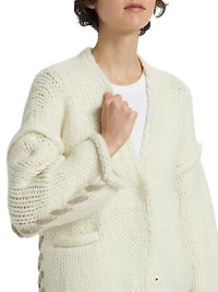 Lofty Wool Whipstitch Cardigan