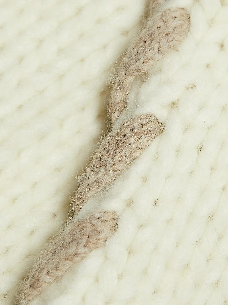 Lofty Wool Whipstitch Cardigan