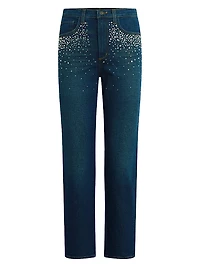 Margot Crystal-Embellished Slim Jeans
