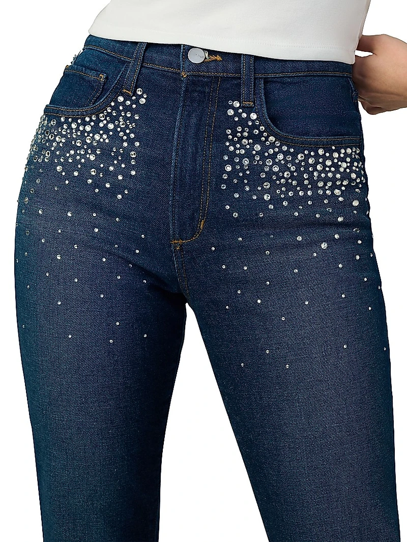 Margot Crystal-Embellished Slim Jeans