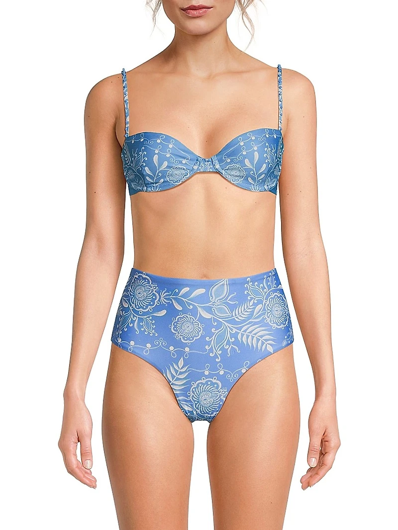 Magdalena Floritura Bikini Top
