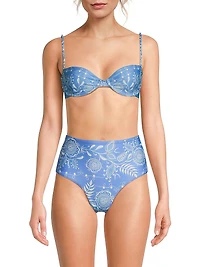 Magdalena Floritura Bikini Top