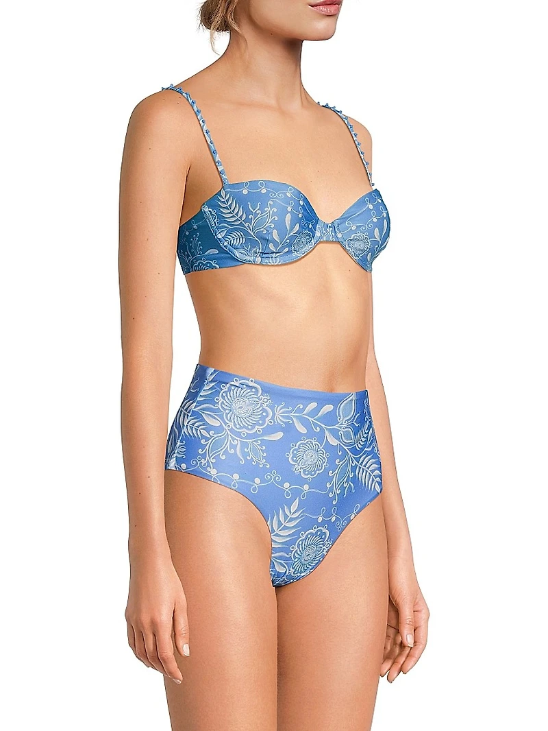 Magdalena Floritura Bikini Top