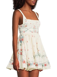 Hierbabuena Mosqueta Floral Minidress