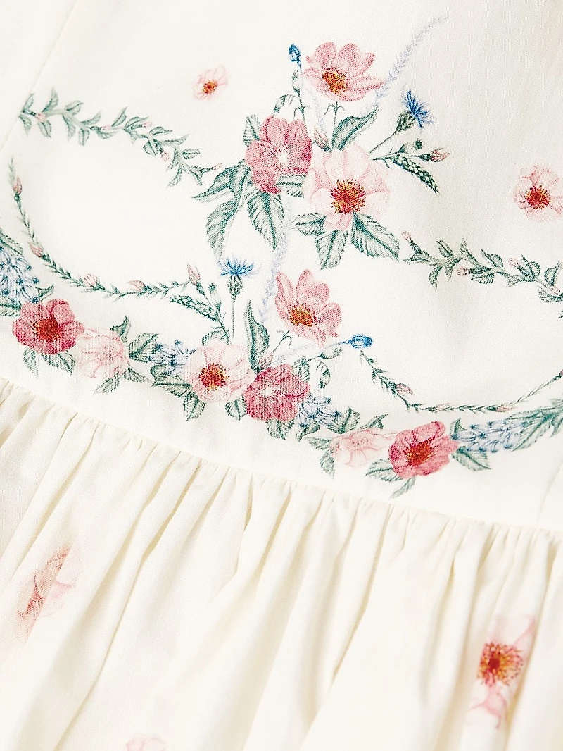 Hierbabuena Mosqueta Floral Minidress