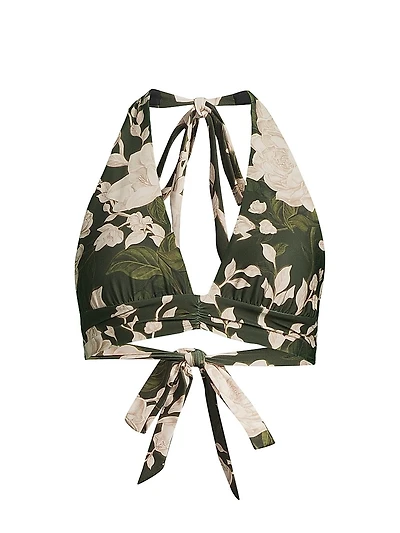 Marimar Gardenia Halter Bikini Top