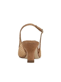 Bianka 65MM Mesh Slingback Pumps