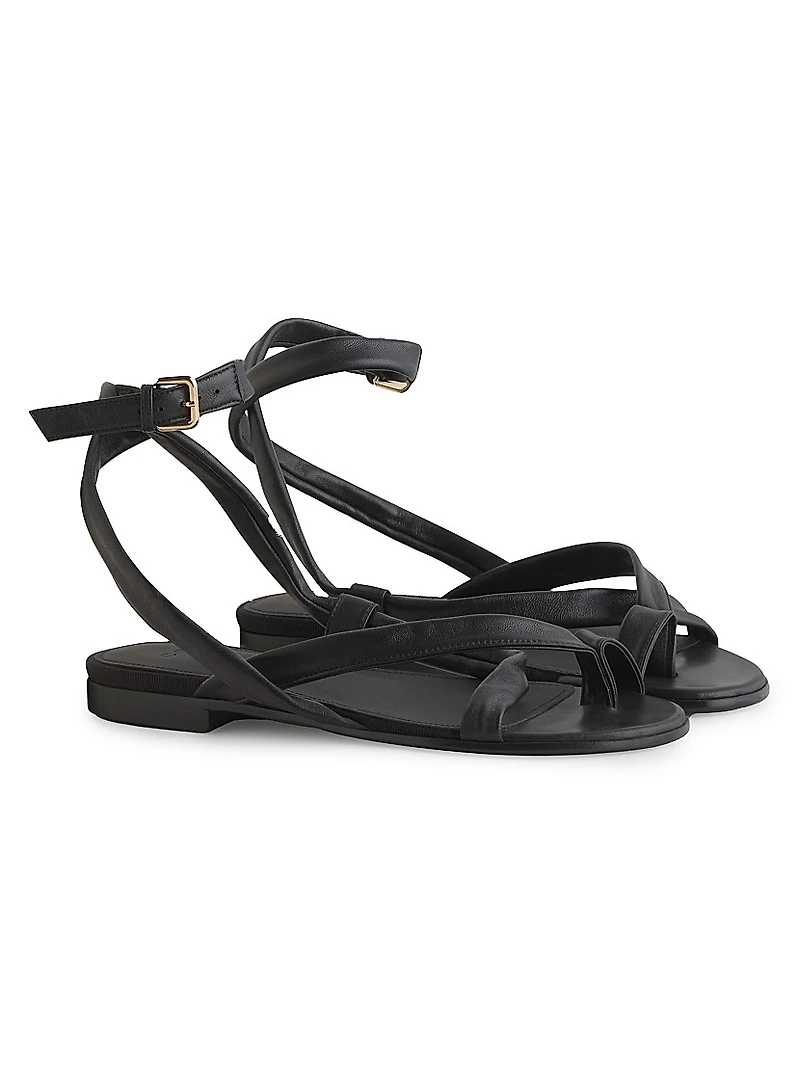 Strappy Gladiator Leather Sandals