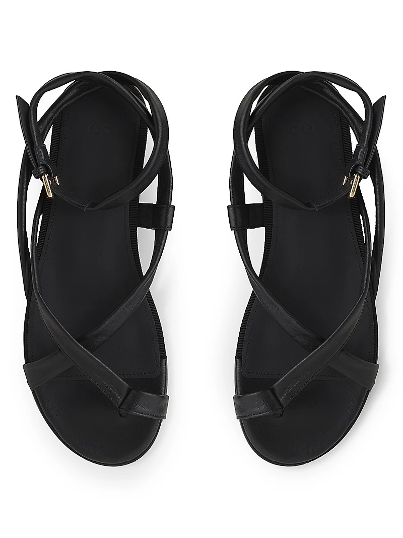 Strappy Gladiator Leather Sandals