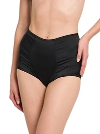 Stretch Satin Silk Coulotte Panties