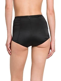 Stretch Satin Silk Coulotte Panties