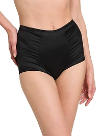 Stretch Satin Silk Coulotte Panties