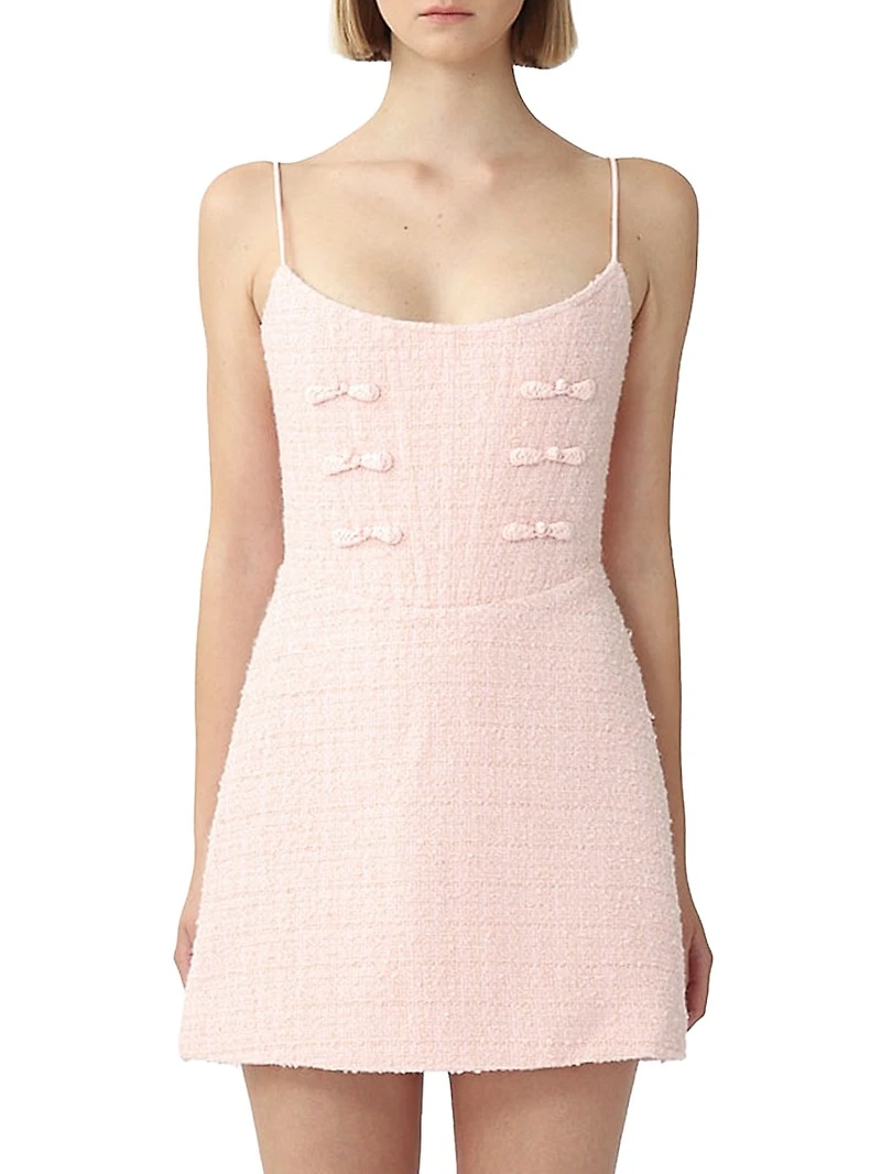 Andi Tweed Sleeveless A-Line Minidress