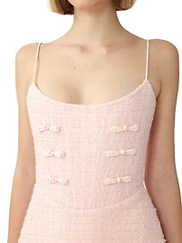 Andi Tweed Sleeveless A-Line Minidress